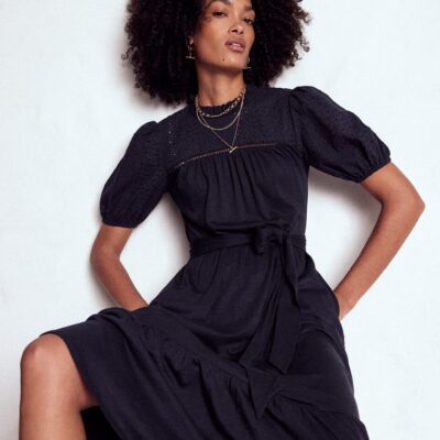Boden Lorelei Broderie Jersey Dress