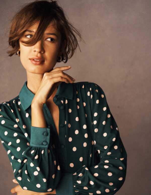 Boden Empire Waistline Shirt Dress