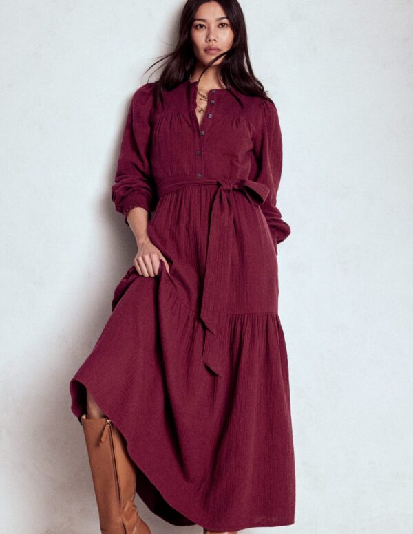 Boden Cecily Double Cloth Midi Dress