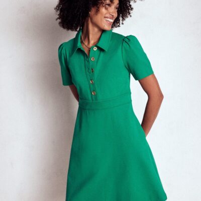 Boden Nicolette Ponte Shirt Dress