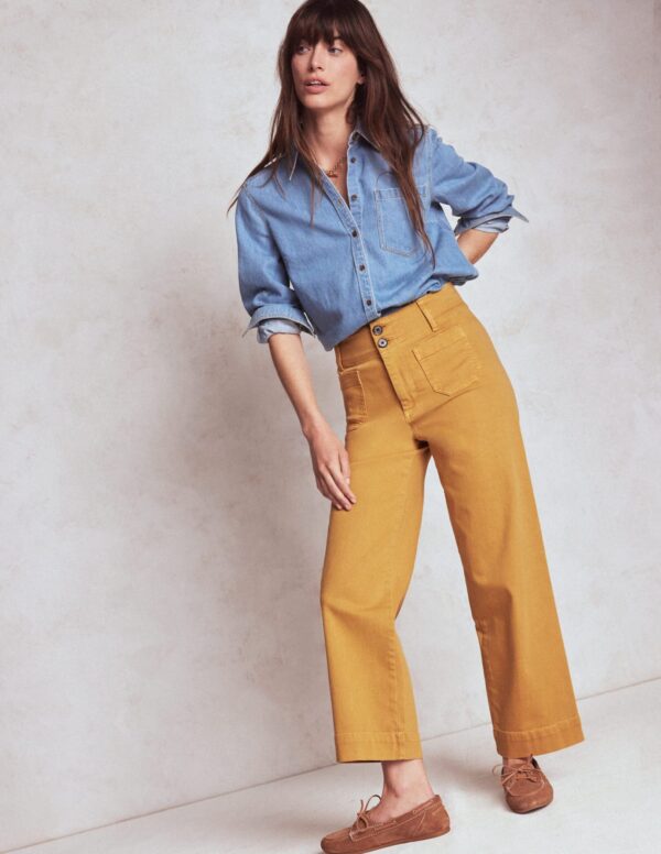 Boden Primrose Patch Pocket Trousers
