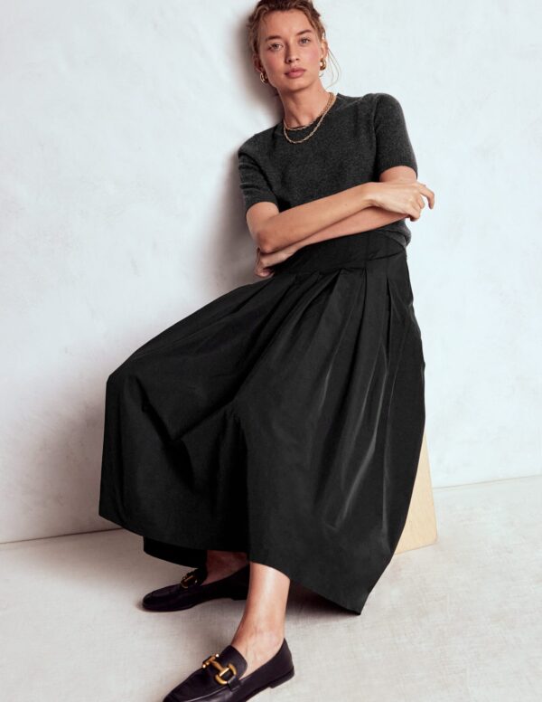 Boden Valentina Taffeta Midi Skirt