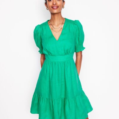 Boden Anna Linen Short Dress