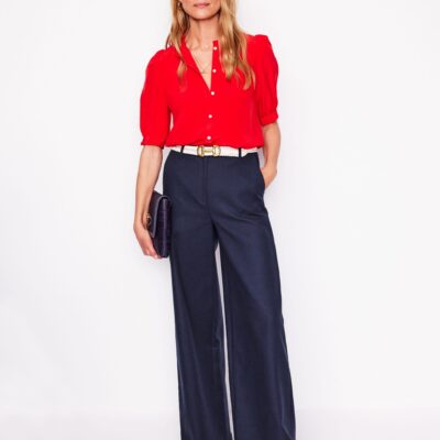 Boden Wide Flare Trousers