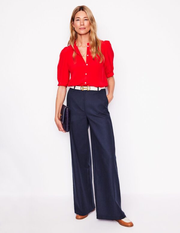 Boden Wide Flare Trousers