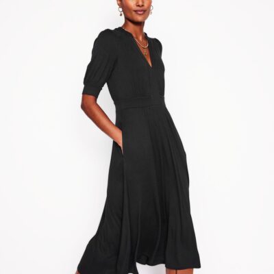 Boden Lily Jersey Midi Tea Dress