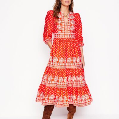 Boden Violet Midi Dress