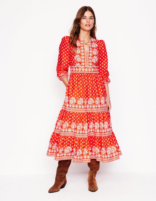 Boden Violet Midi Dress