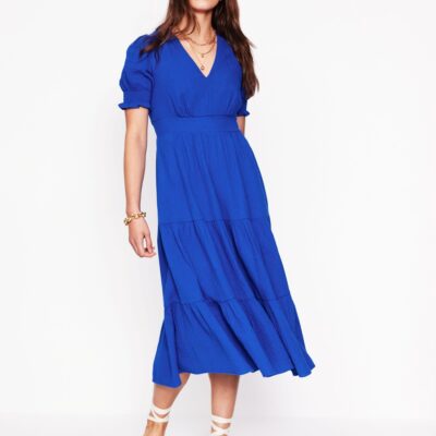 Boden Anna Double Cloth Midi Dress