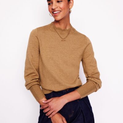 Boden Imi Scallop Trim Jumper