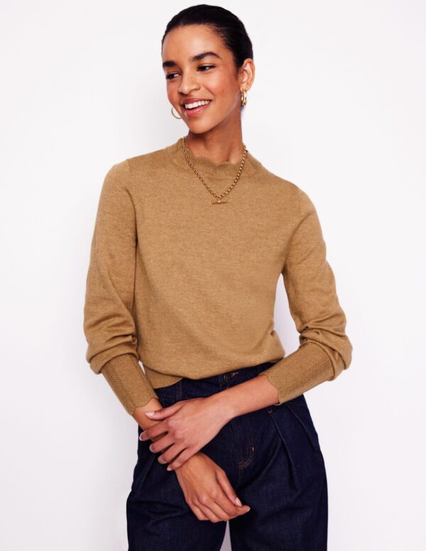 Boden Imi Scallop Trim Jumper