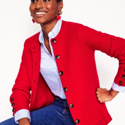 Boden Textured Stitch Cardigan