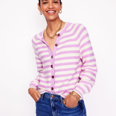 Boden Lena Stitch Detail Cardigan