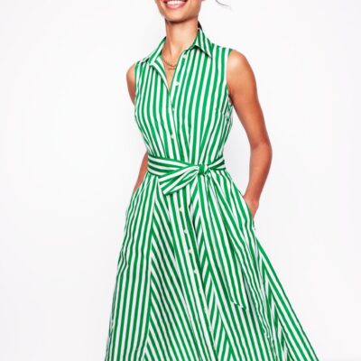 Boden Amy Sleeveless Shirt Dress