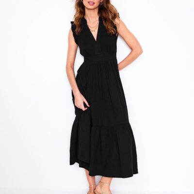 Boden Wren Double Cloth Midi Dress