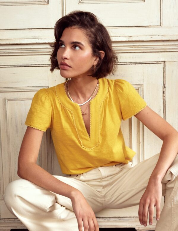 Boden Ava Short Sleeve Top