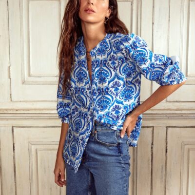 Boden Alicia Linen Top