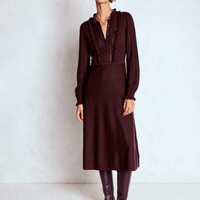 Boden Winifred Frilled Knitted Dress
