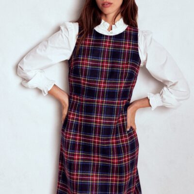 Boden Annie Check Shift Dress