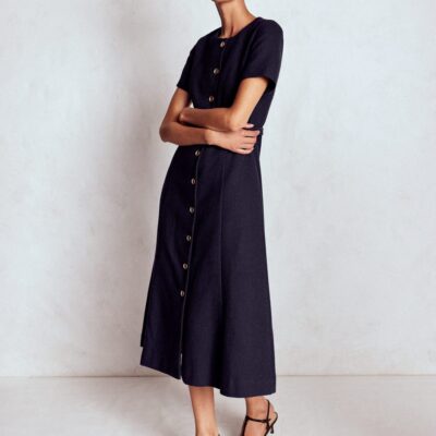 Boden Charlotte Cotton Midi Dress