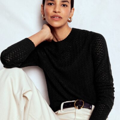 Boden Diane Pointelle Jumper