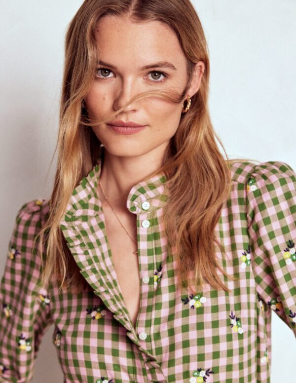 Boden Helena Brushed Cotton Top