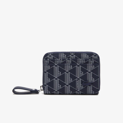 Lacoste Daily Lifestyle Monogram Zipped Coin Purse