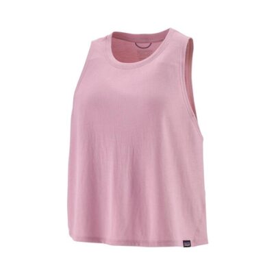 Patagonia Capilene Cool Trail Cropped Tank Milkweed Mauve