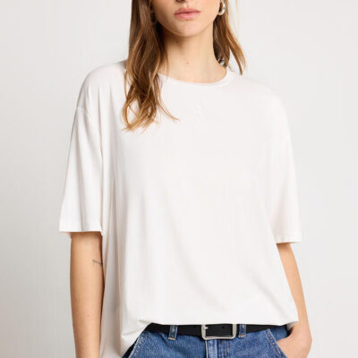 Ode Finely Oversized T-Shirt Bright White