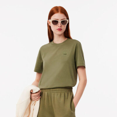 Lacoste Branded Cotton Jersey T-shirt