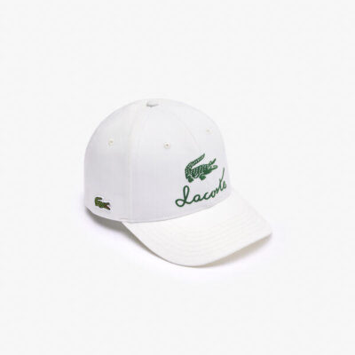 Lacoste Gabardine Crocodile Cap