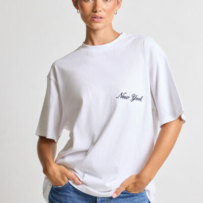 Majestic New York Yankees Tee Optic White