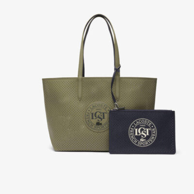Lacoste Anna Reversible Perforated Tote Bag
