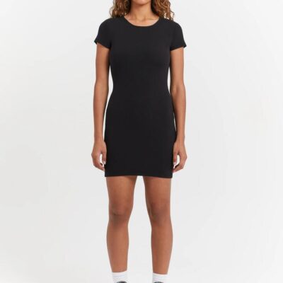 Beyond Her Belle Tee Dress Size 10 Black
