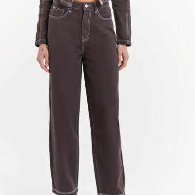 Beyond Her Bonita Low Rise Baggy Jeans Size 6 Coal