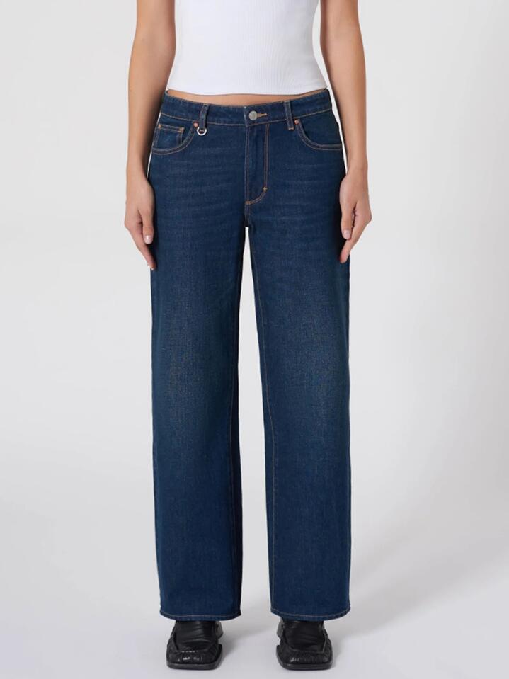 Neuw Daria Boyfriend Analogy Size AU 10 / W 28" Mid Indigo - Miss Nelly