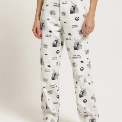 Worship Disorderly Hiatus Pants Size AU 10 White