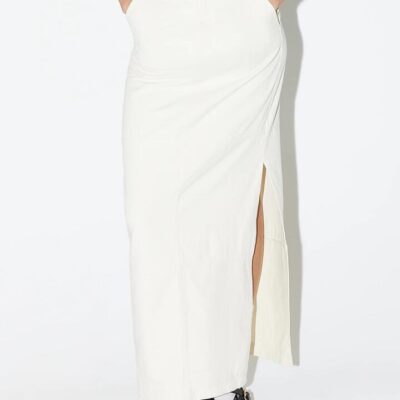 Beyond Her Lenny Maxi Skirt Size 10 Cream