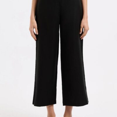 Nude Lucy Thilda Linen Culotte Size M Black