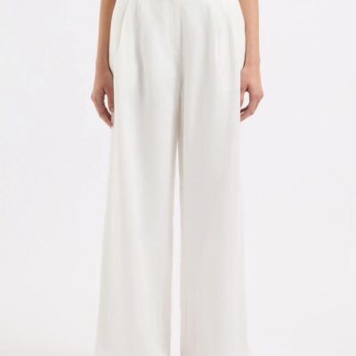 Nude Lucy Thilda Linen Culotte Size L White