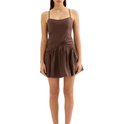 Nude Lucy Skarla Mini Dress Size XL Chocolate