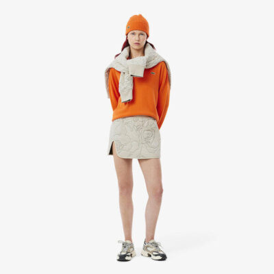 Lacoste Reversible Embroidered Quilted Skirt