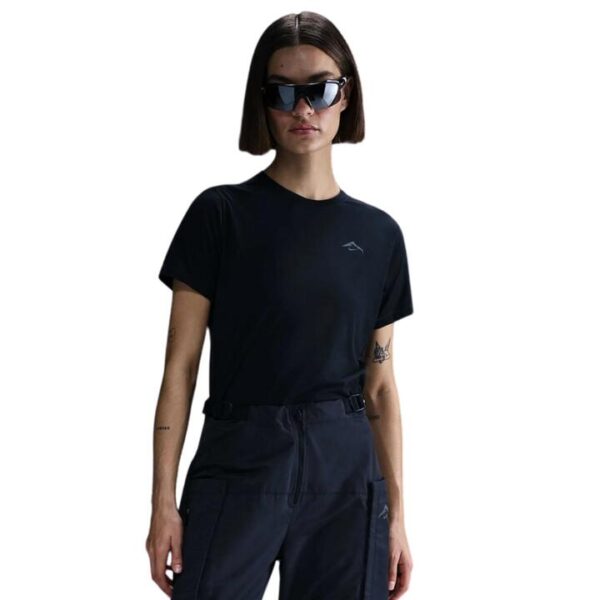 Nike Trail Dri-fit Short-sleeve Running Top Black