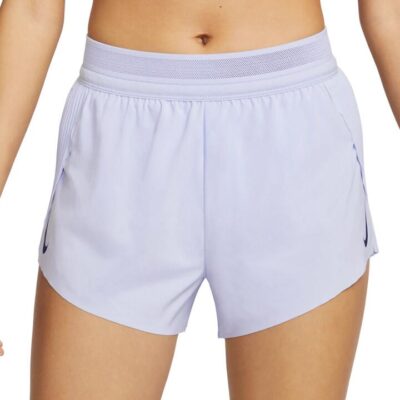 Nike Aeroswift Dri-fit Adv 3 Inch Mid-rise Brief-lined Running Shorts Ghost
