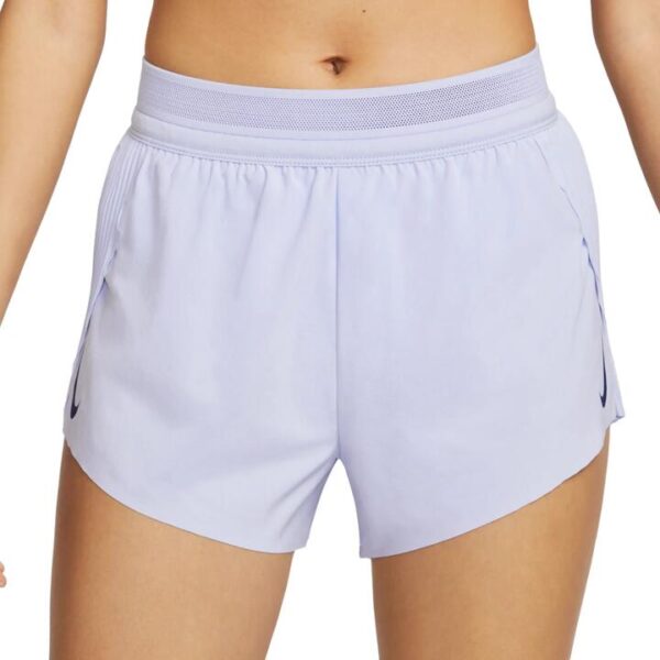 Nike Aeroswift Dri-fit Adv 3 Inch Mid-rise Brief-lined Running Shorts Ghost
