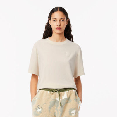 Lacoste Oversized Washed Effect Cotton T-shirt