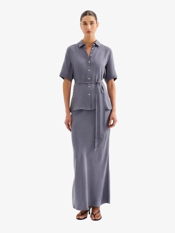 Nude Lucy Devin Tencel Shirt Size XXS Indigo