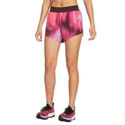 Nike Aeroswift Dri-fit Adv Mid-rise 3 Inch Brief-lined Running Shorts Fk Rush Fuchsia