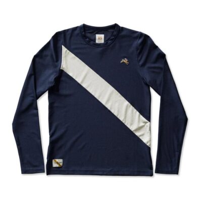 Tracksmith Van Cortlandt Long Sleeve Running T-shirt Navy