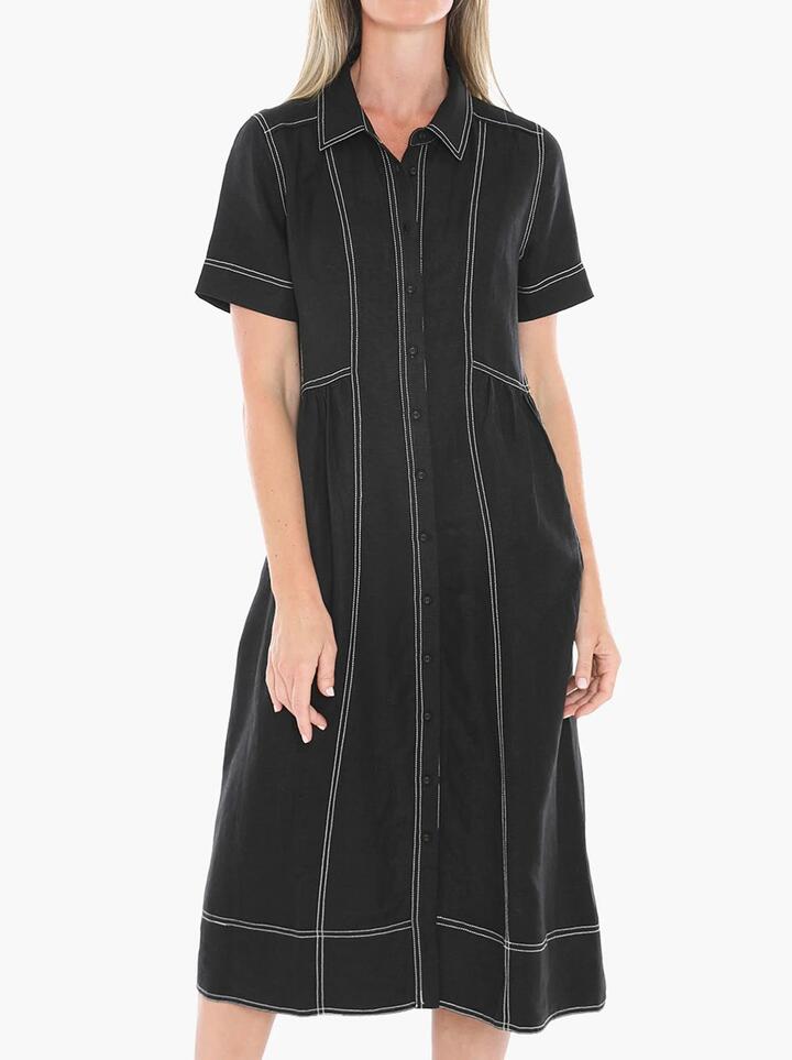 Jump Contrast Stitch Dress - Miss Nelly